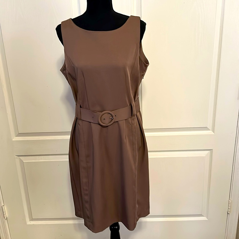 SWEET. Brown A-Line dress